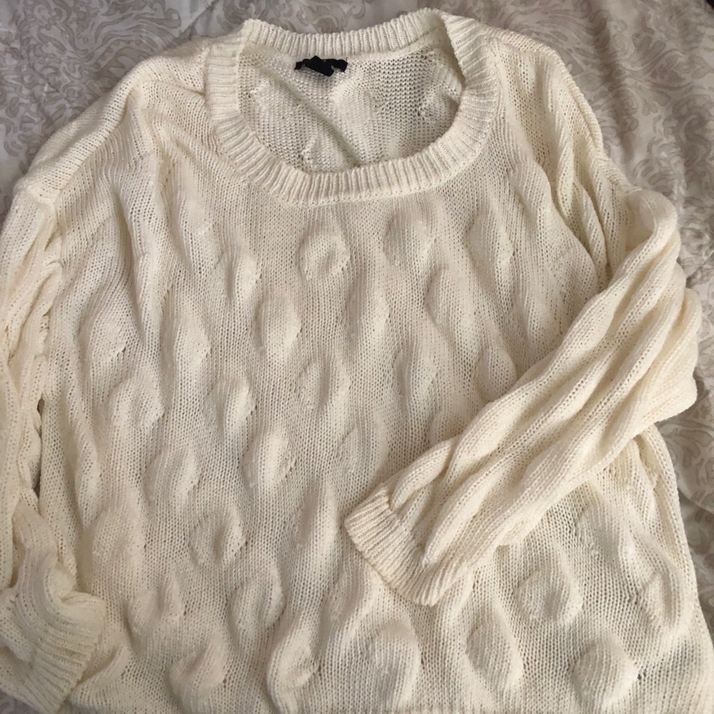 White sweater